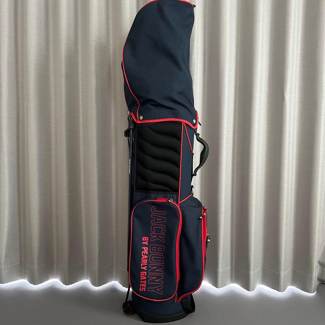 ジャックバニー　パーリーゲイツ　キャディバッグ ゴルフ　ロゴ　スタンド　自立