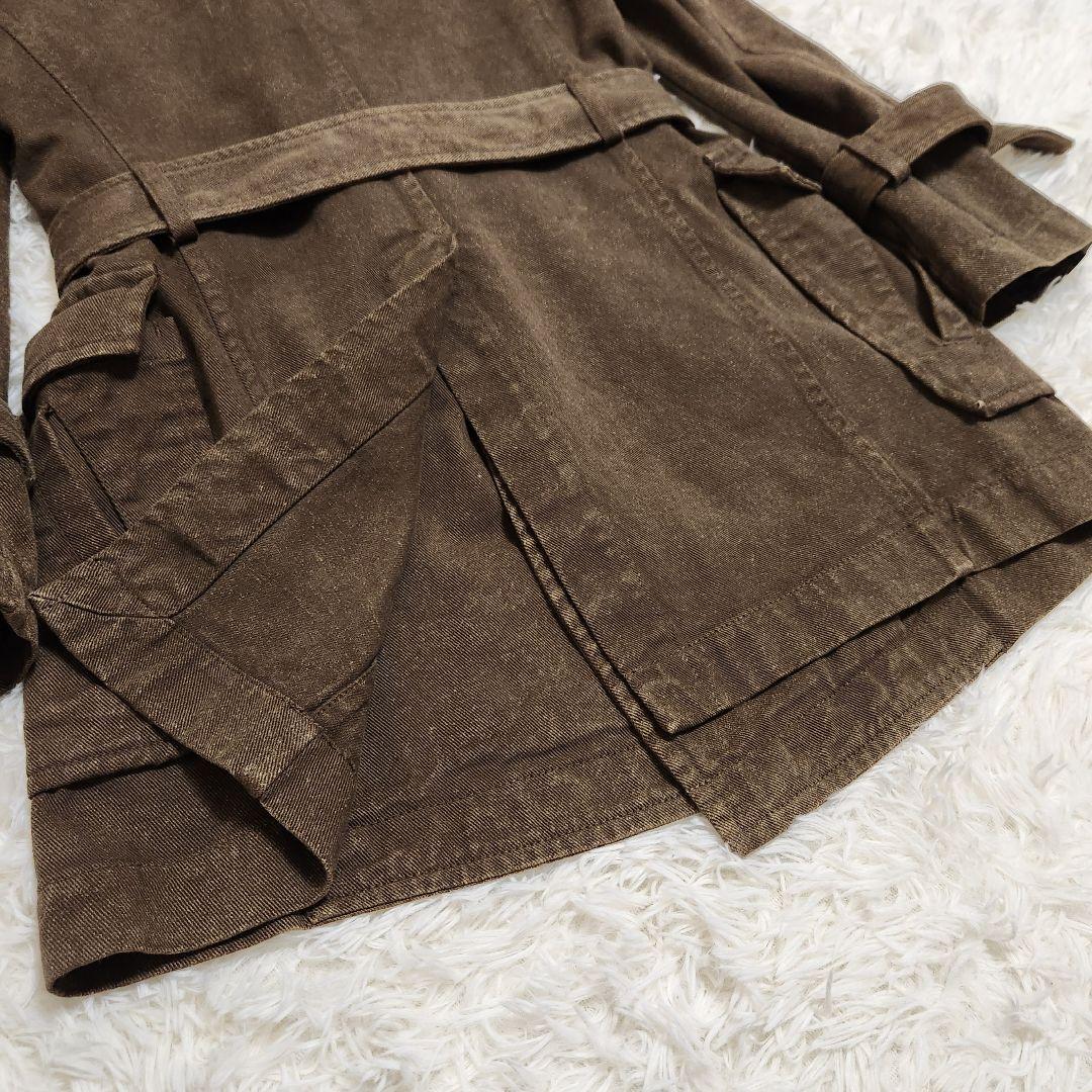 【希少】Y's ヨウジヤマモト 06AW ミリタリーコート ベルト付き