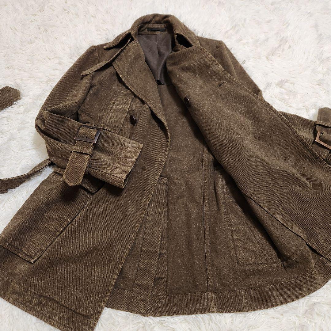 【希少】Y's ヨウジヤマモト 06AW ミリタリーコート ベルト付き