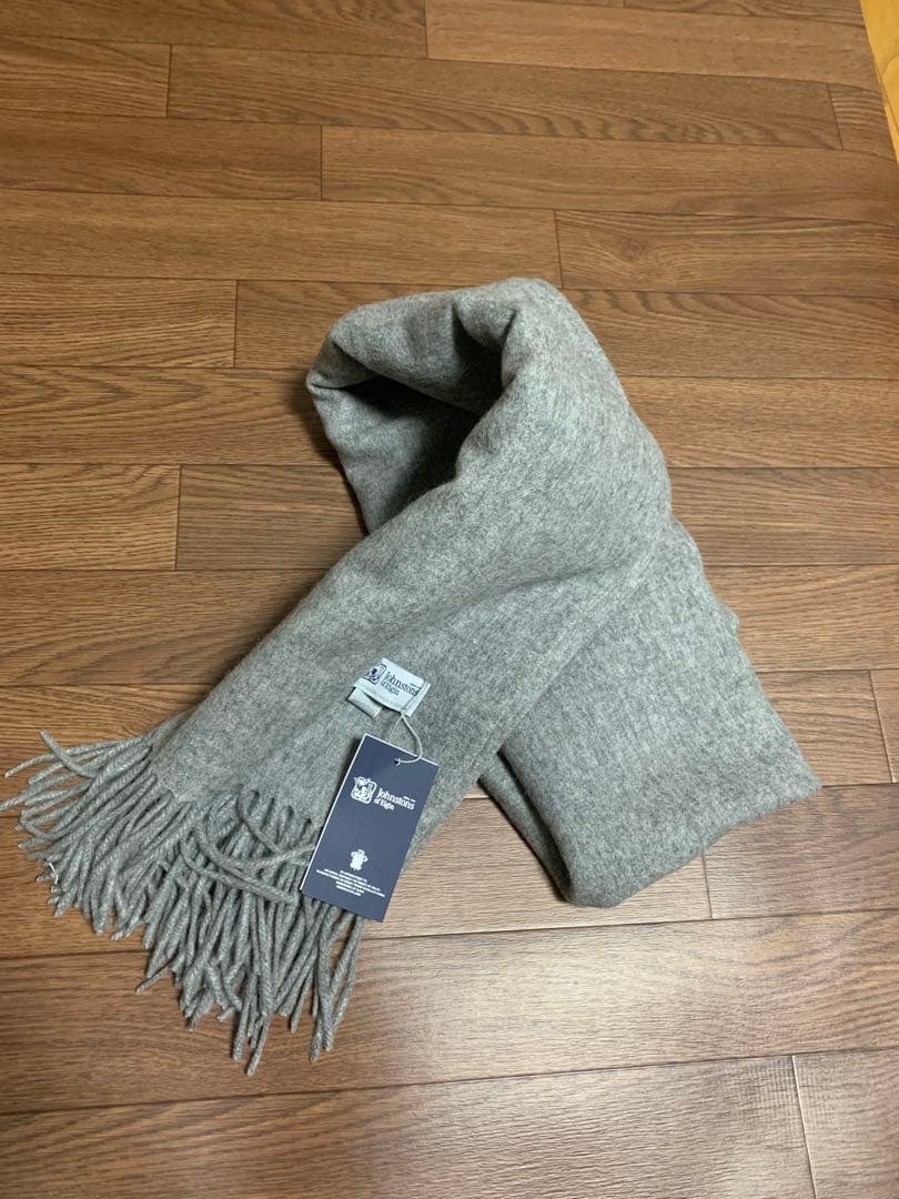 A*Y様 大判ジョンストンズ カシミア100%マフラー グレー