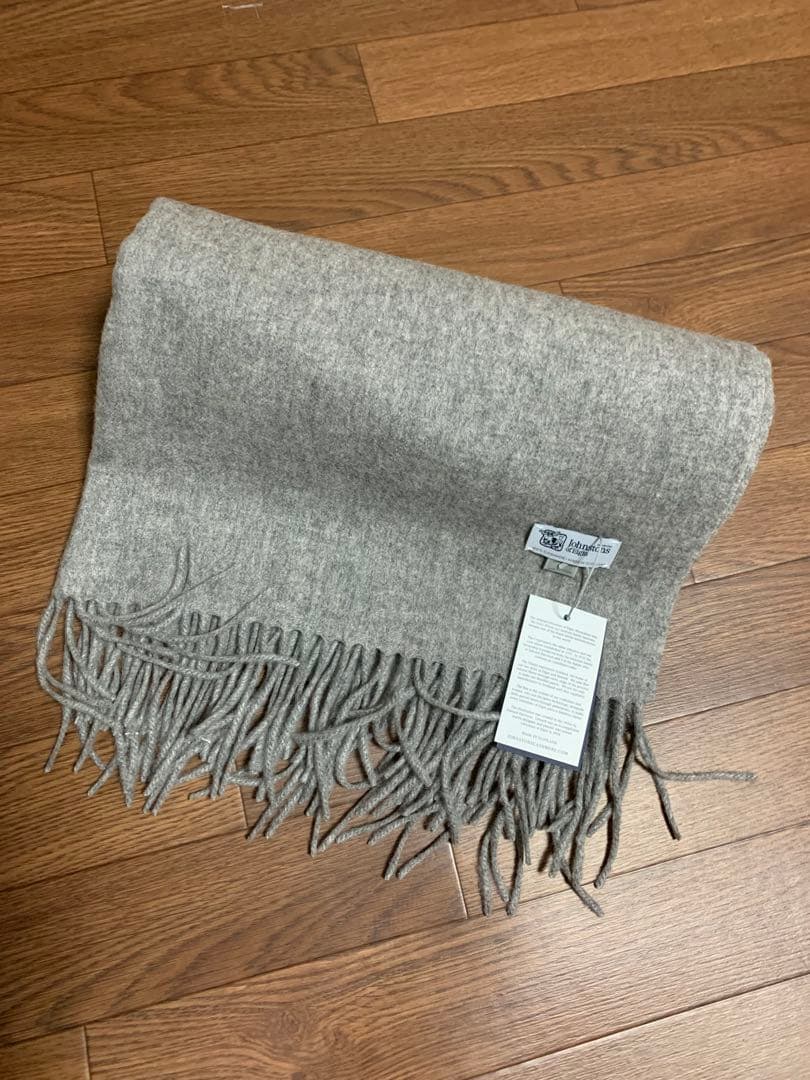A*Y様 大判ジョンストンズ カシミア100%マフラー グレー