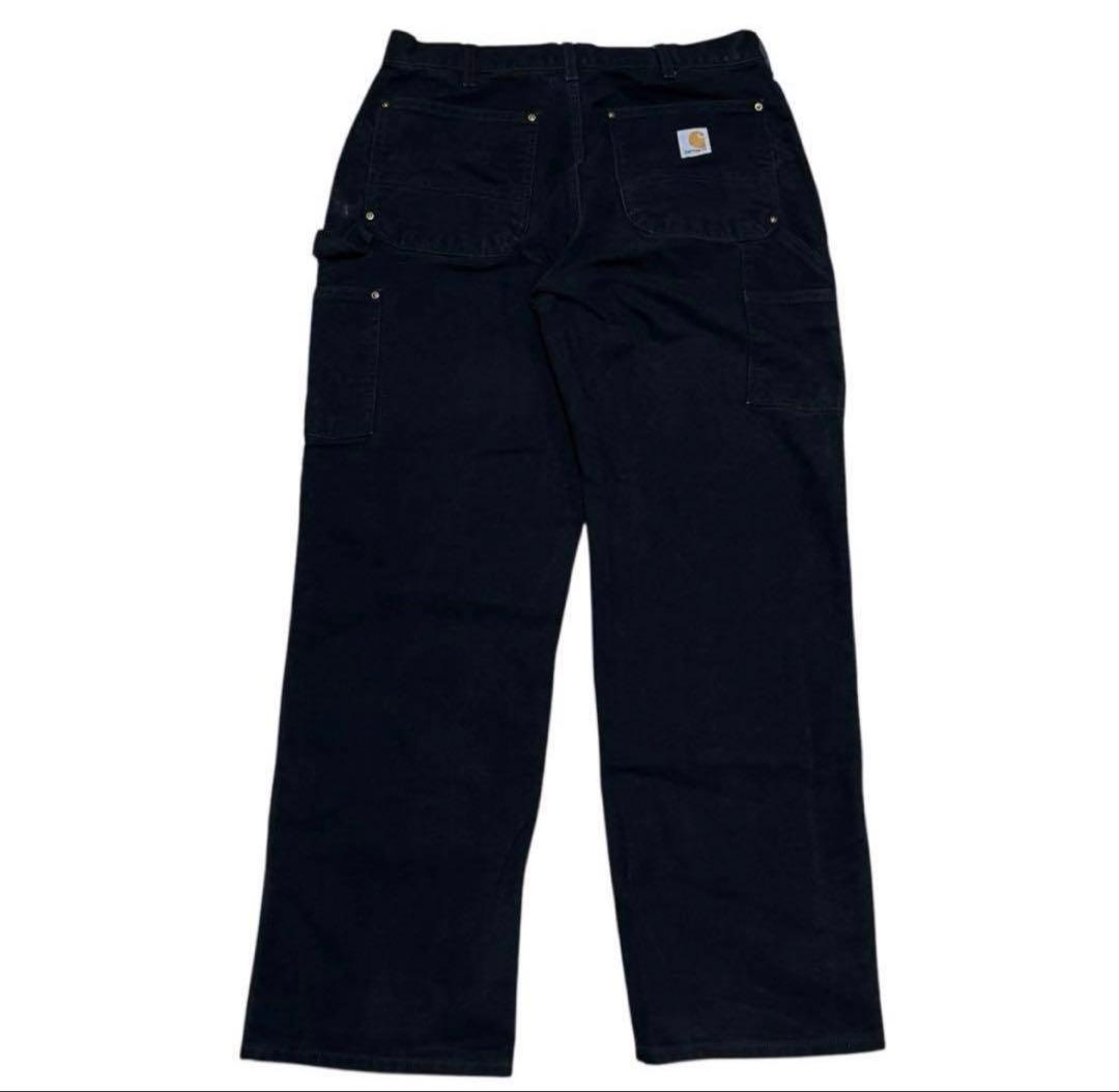 USA製　carhartt ダブルニー ペインターパンツ　 黒　ブラック