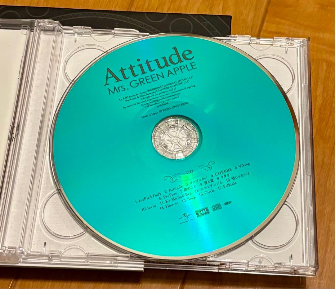 【初回限定盤】Mrs. GREEN APPLE Attitude CD ミセス