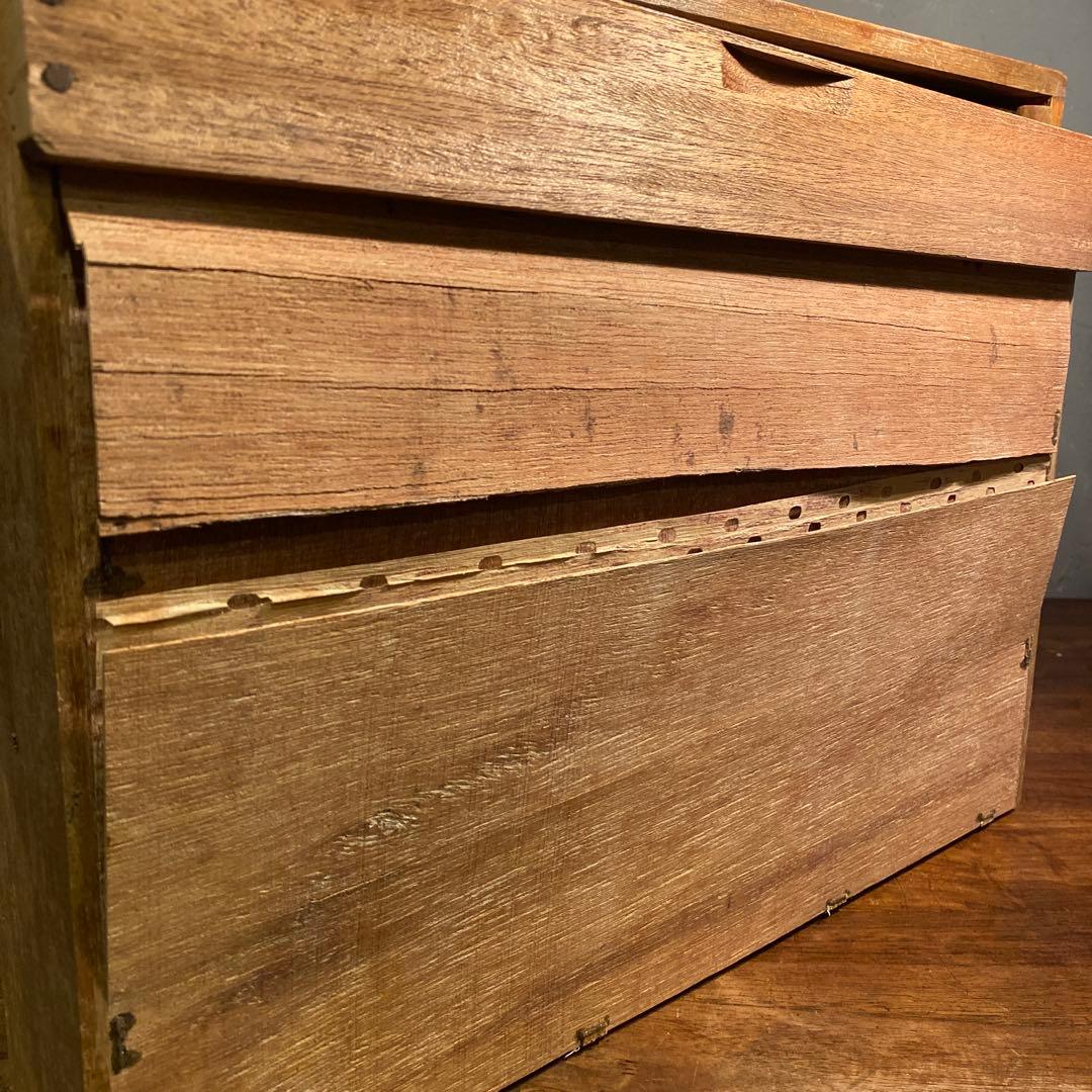 昭和レトロ 折鶴印卸縫糸 陳列棚 店舗什器 ショーケース 稀少 古道具