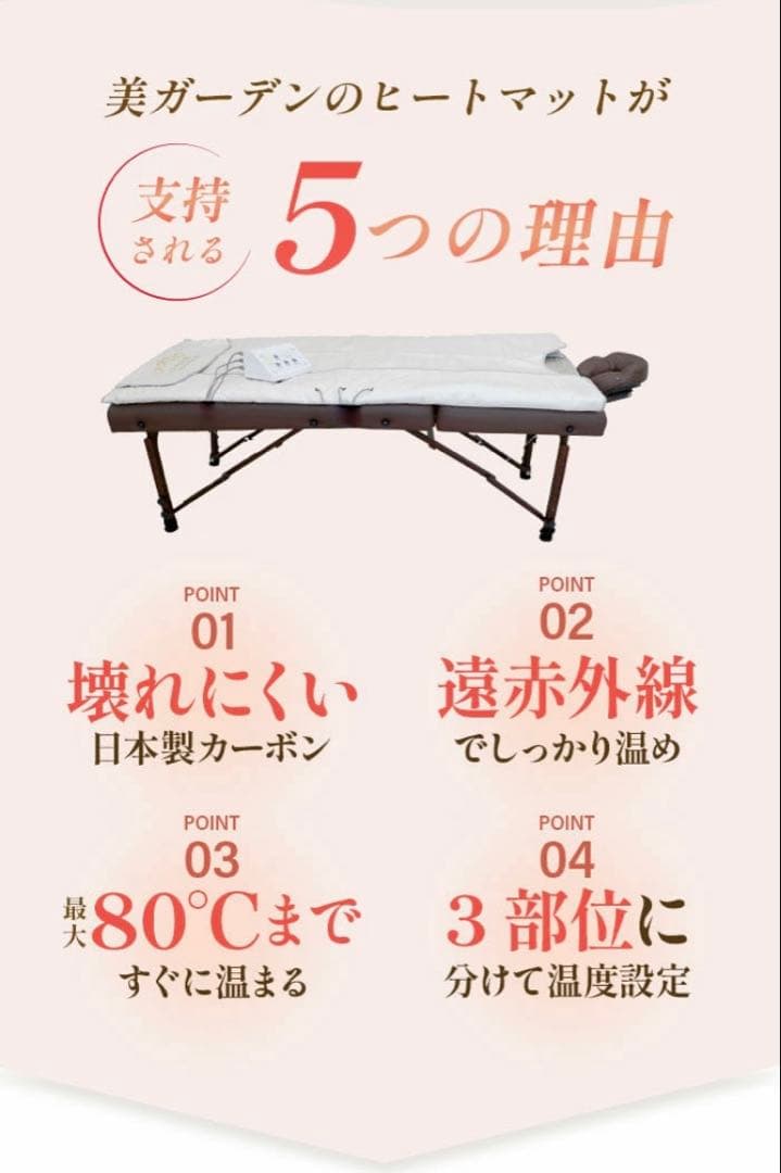 miiページ 遠赤外線ヒートマット 【FORTUNA HEATMAT】