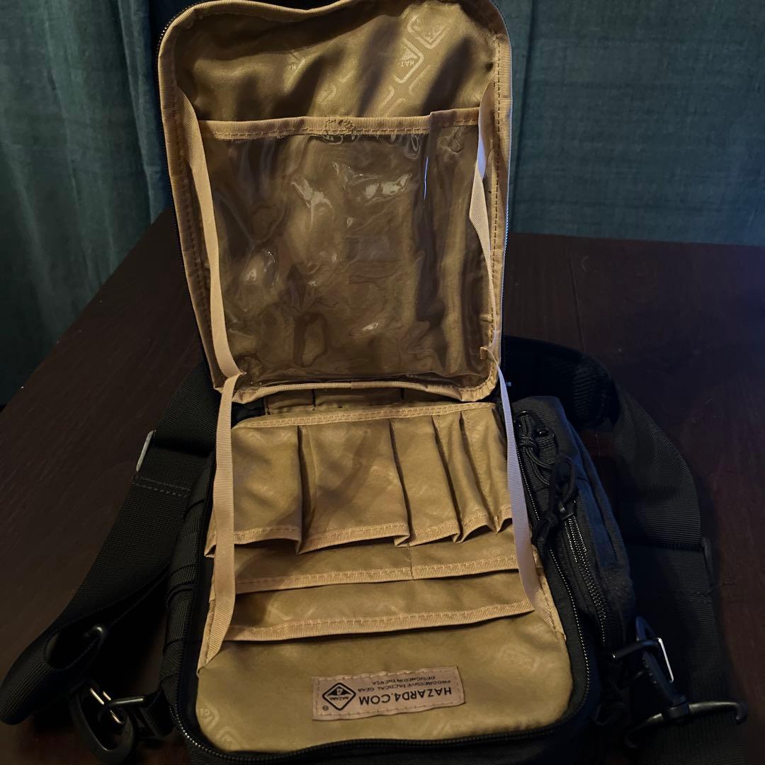 美品　ハザード4 トント　コンシールド キャリー ミニメッセンジャー　ブラック