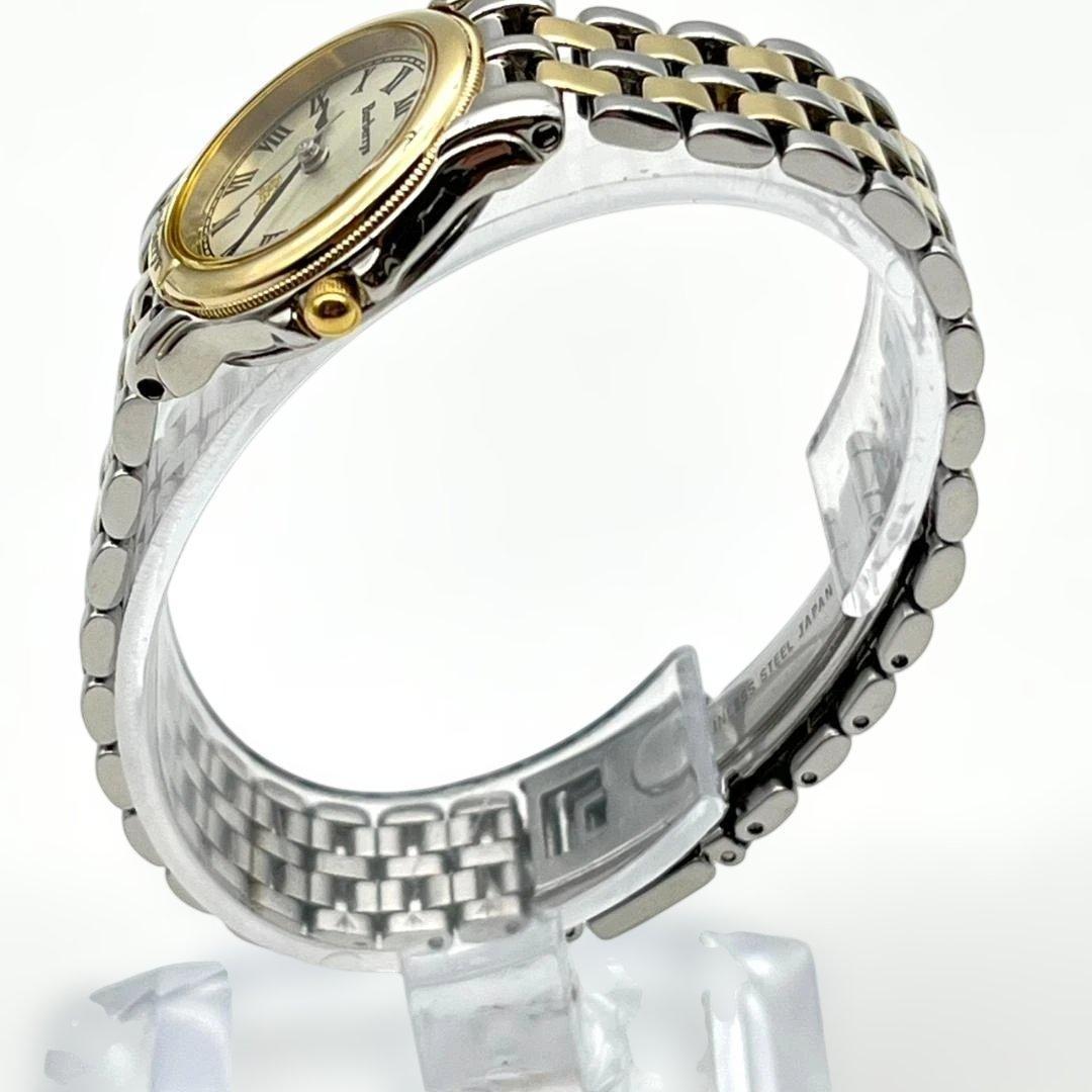 美品 バーバリー ホースロゴ 腕時計 電池交換済 90s ローマ表記 コンビ