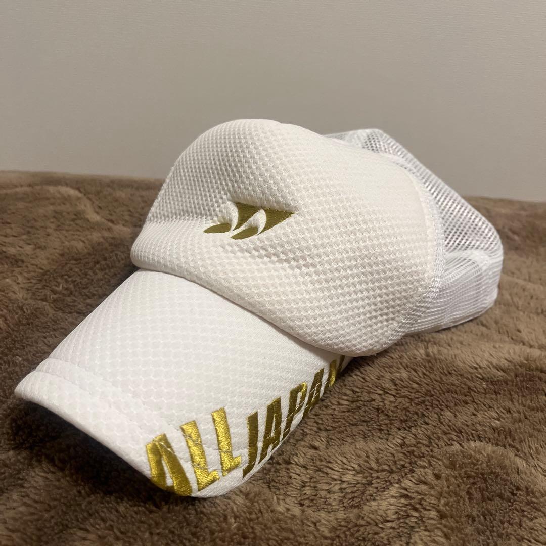 【値下げ】ヨネックス ALLJAPAN キャップ 白金 ホワイト