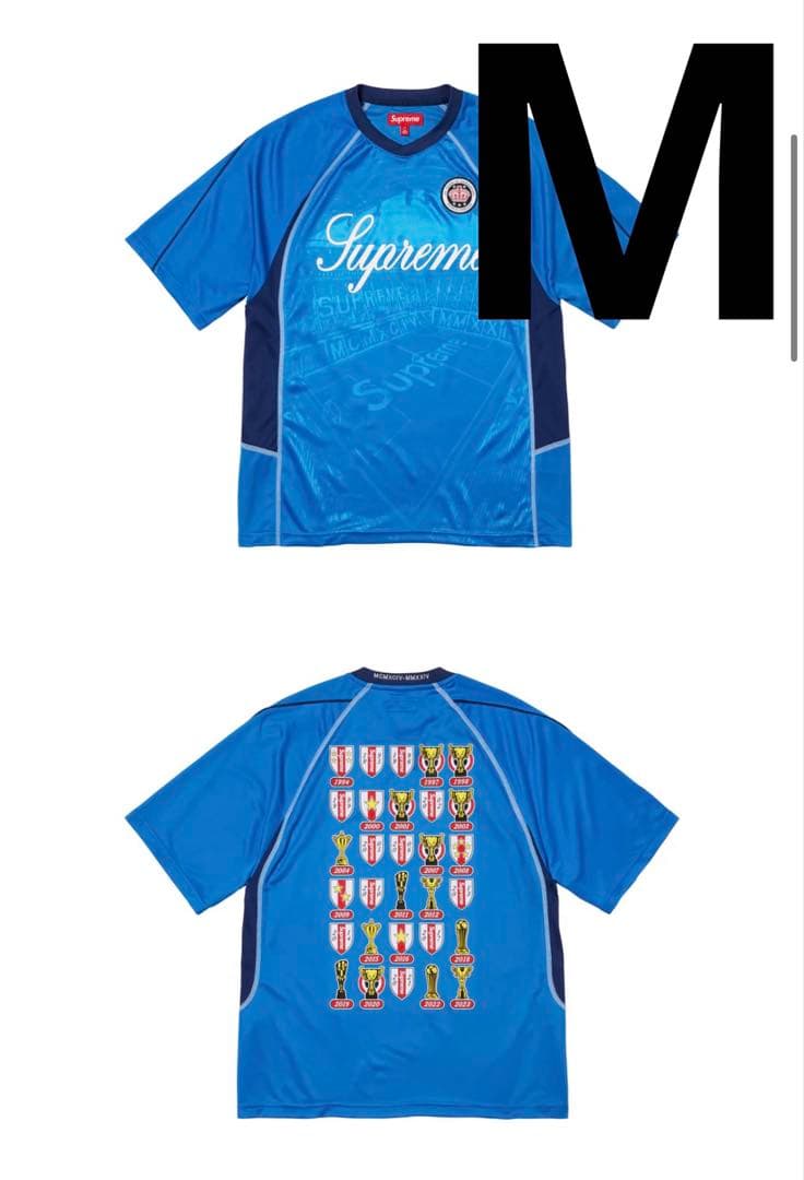 Supreme Jacquard Soccer Jersey ゲームシャツ　M