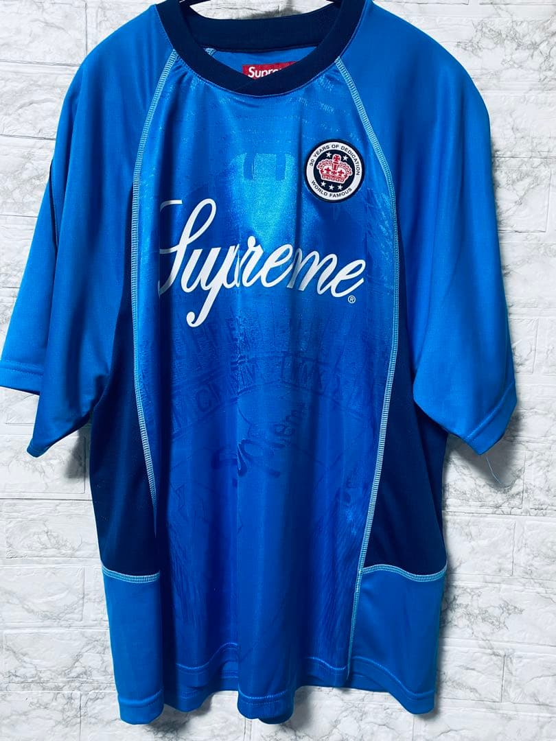 Supreme Jacquard Soccer Jersey ゲームシャツ　M
