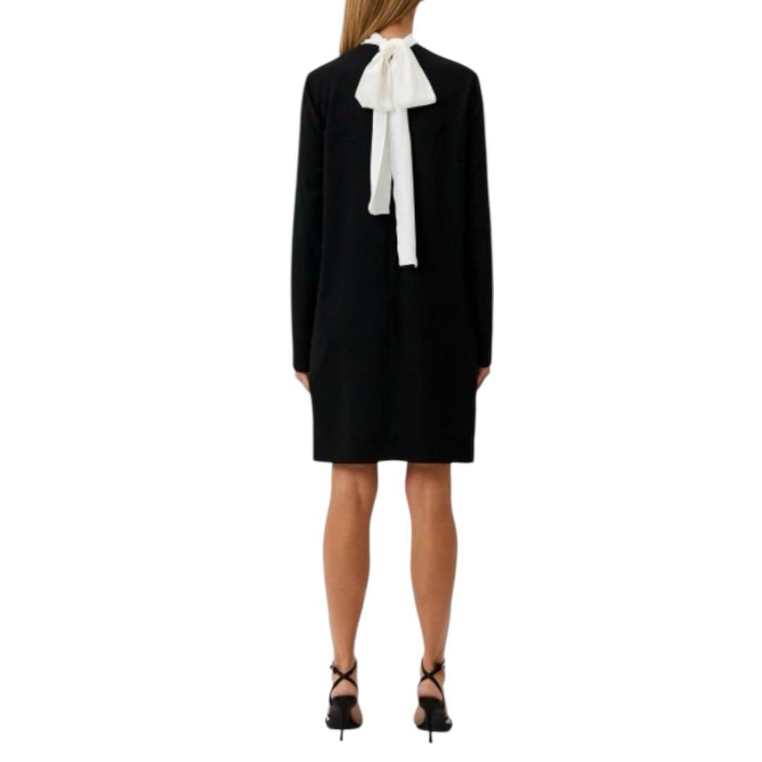 2023/ヌメロヴェントゥーノ/スカーフディテールドレスワンピース/ボウタイ