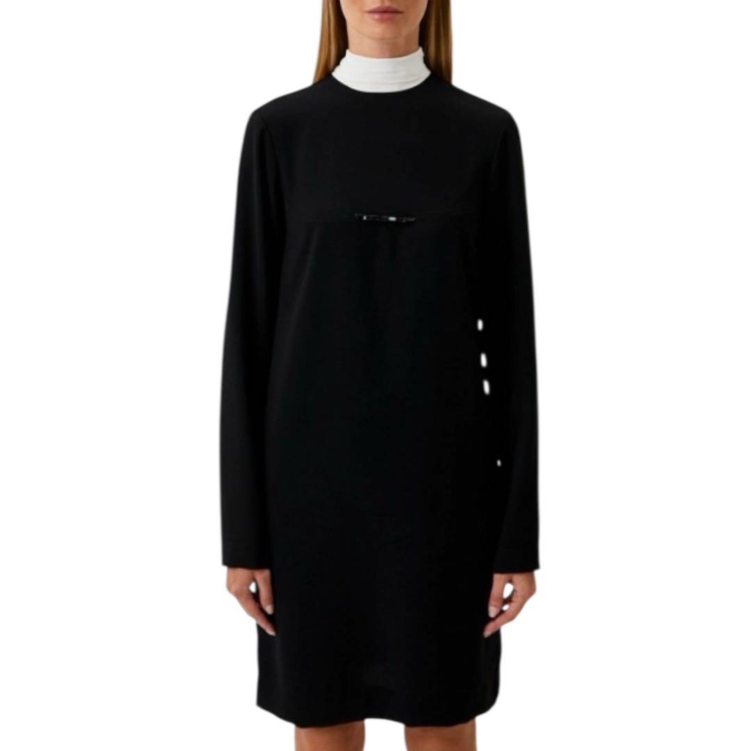 2023/ヌメロヴェントゥーノ/スカーフディテールドレスワンピース/ボウタイ