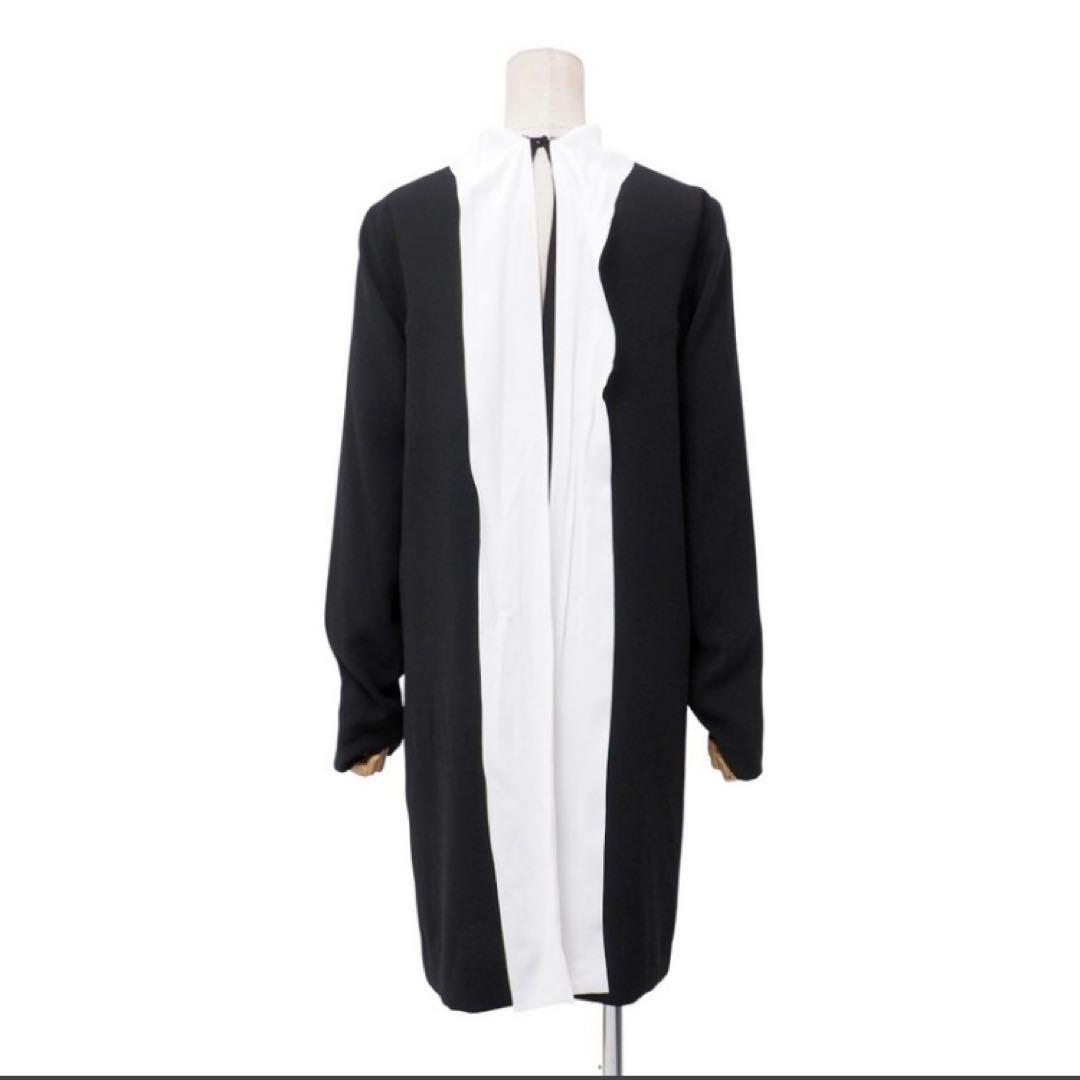 2023/ヌメロヴェントゥーノ/スカーフディテールドレスワンピース/ボウタイ