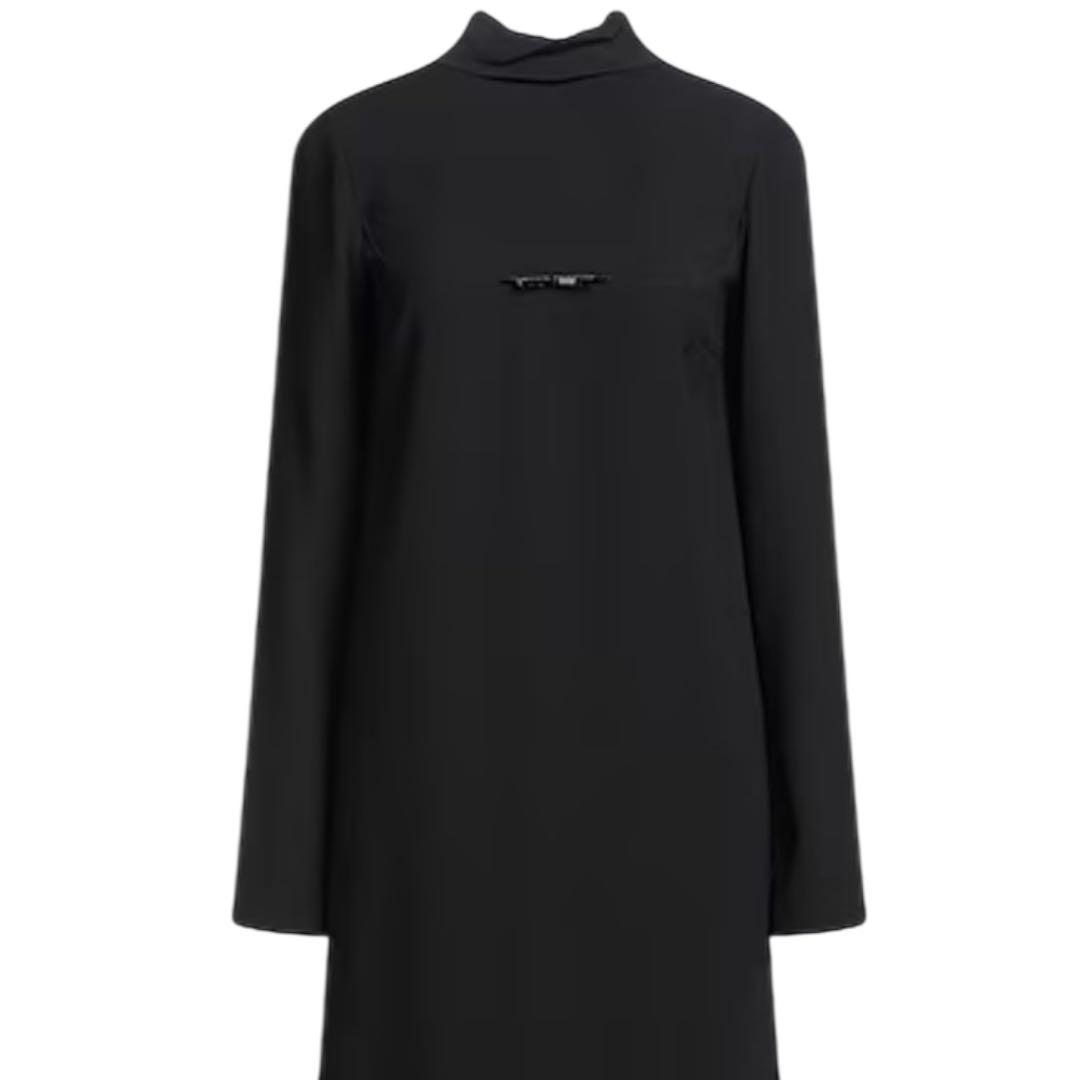 2023/ヌメロヴェントゥーノ/スカーフディテールドレスワンピース/ボウタイ