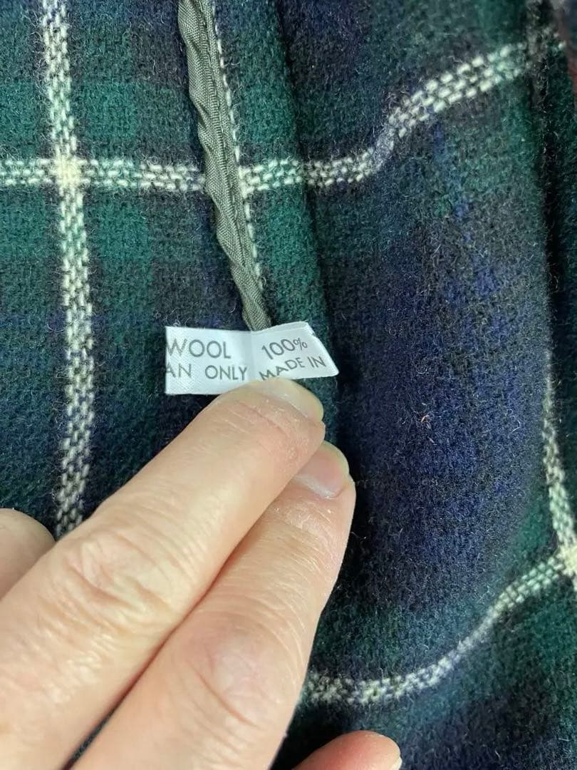 イングランド製 Faconnable ファソナブル　ヘリンボーン ダッフルコート