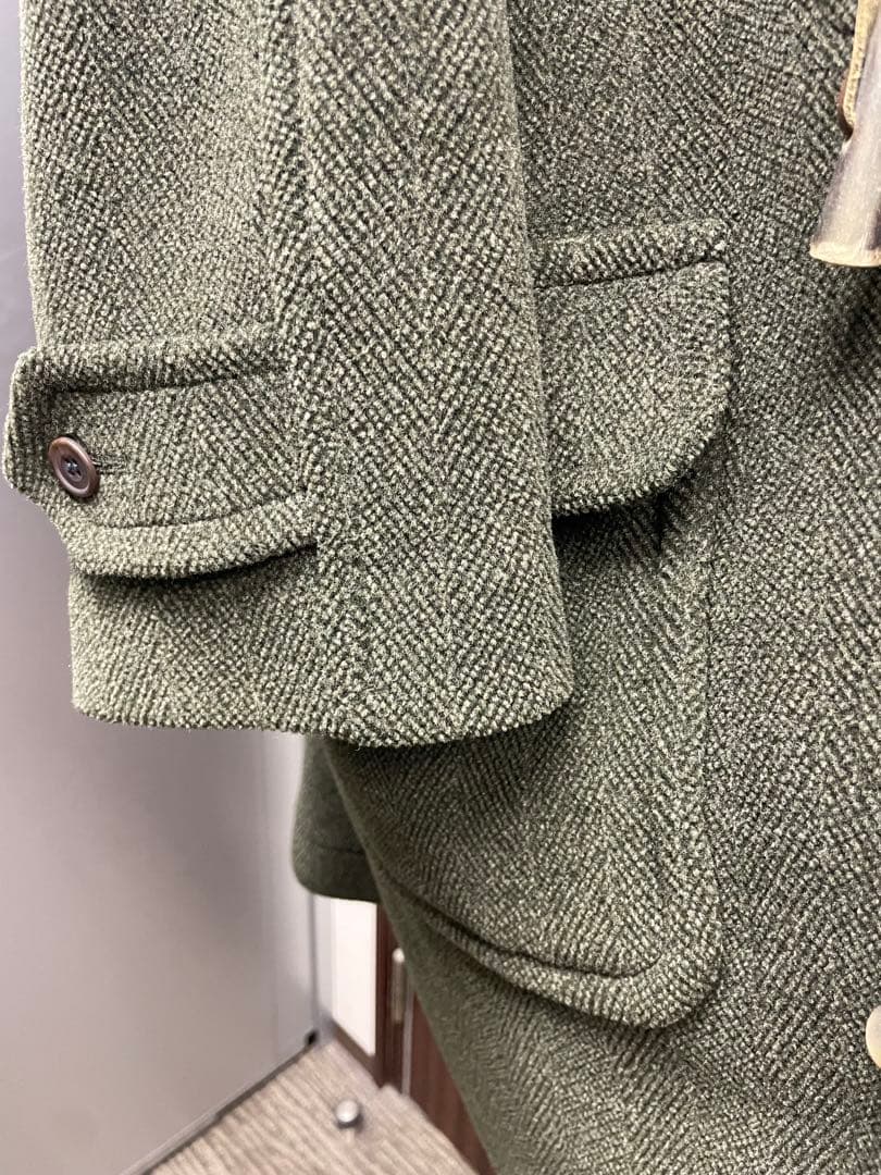 イングランド製 Faconnable ファソナブル　ヘリンボーン ダッフルコート