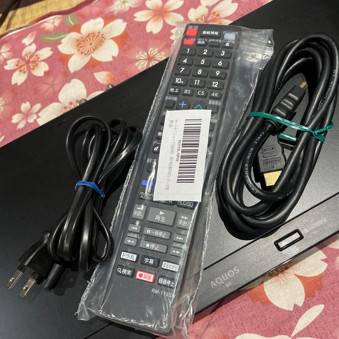 SHARP BD-NS510 12倍録 500GB 新リモ等付フル装備　完動品！