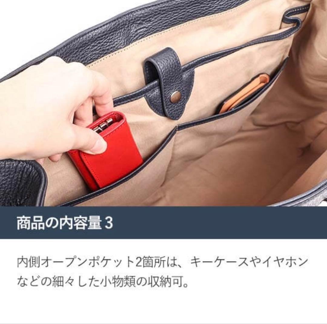 グレー ボックス型 ビジネスバッグ