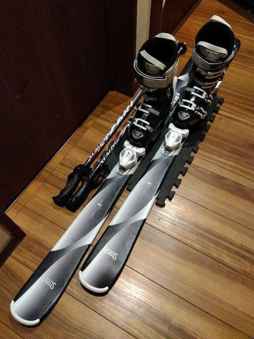 STREULE/学生・レディース用/スキーセット/メンテ・WAX済み✔軽量板！