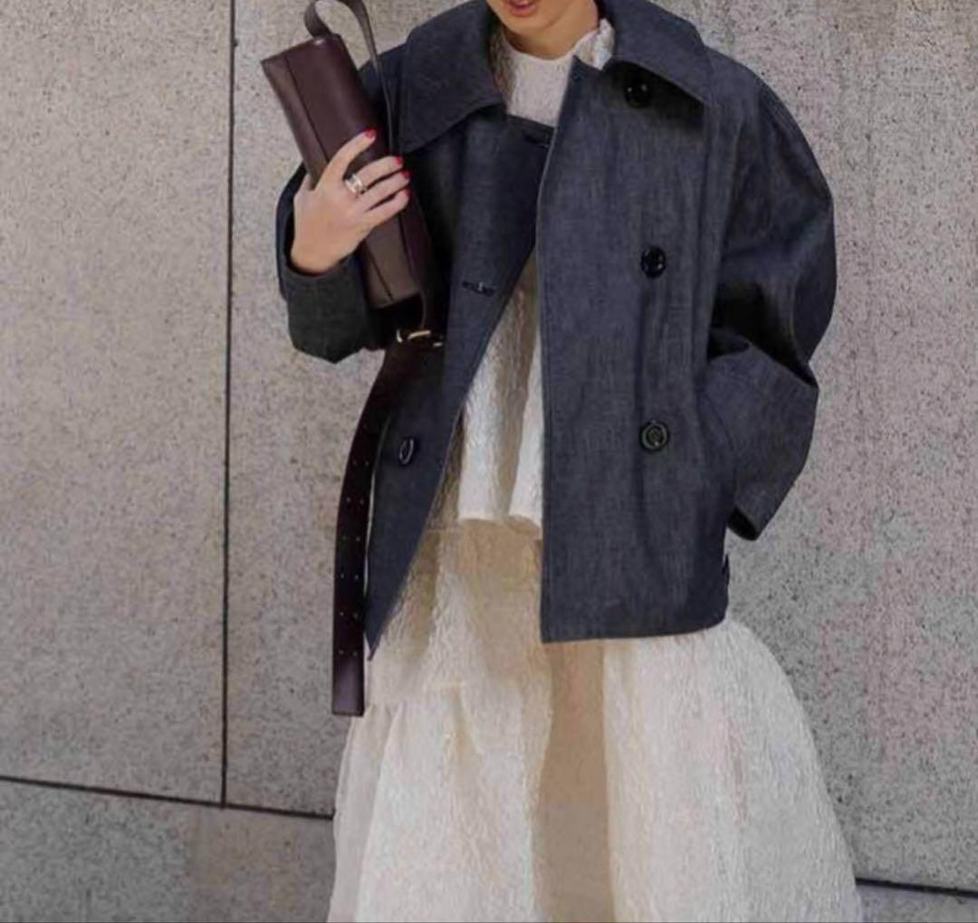 【美品】machatt デニムフォルムジャケット　Gジャン