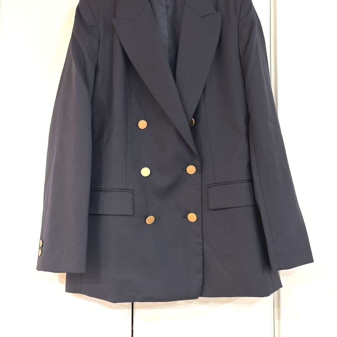 JOURNAL STANDARD 2025AWダブル ジャケット ネイビー 38