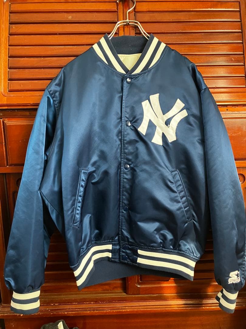 人気 NY Yankees × USA製 90s Starter スタジャン