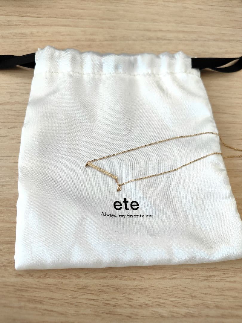 ete ゴールドチェーンネックレス　K10