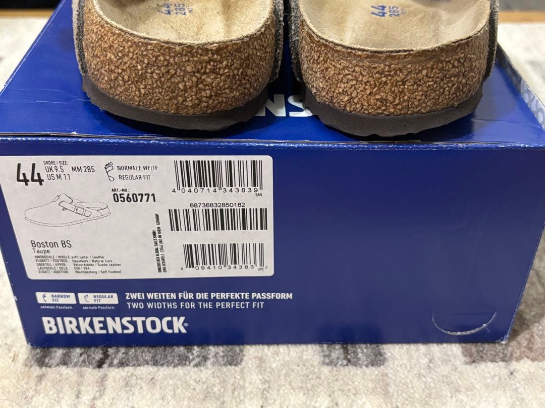 BIRKENSTOCK Boston ボストン レギュラー 44