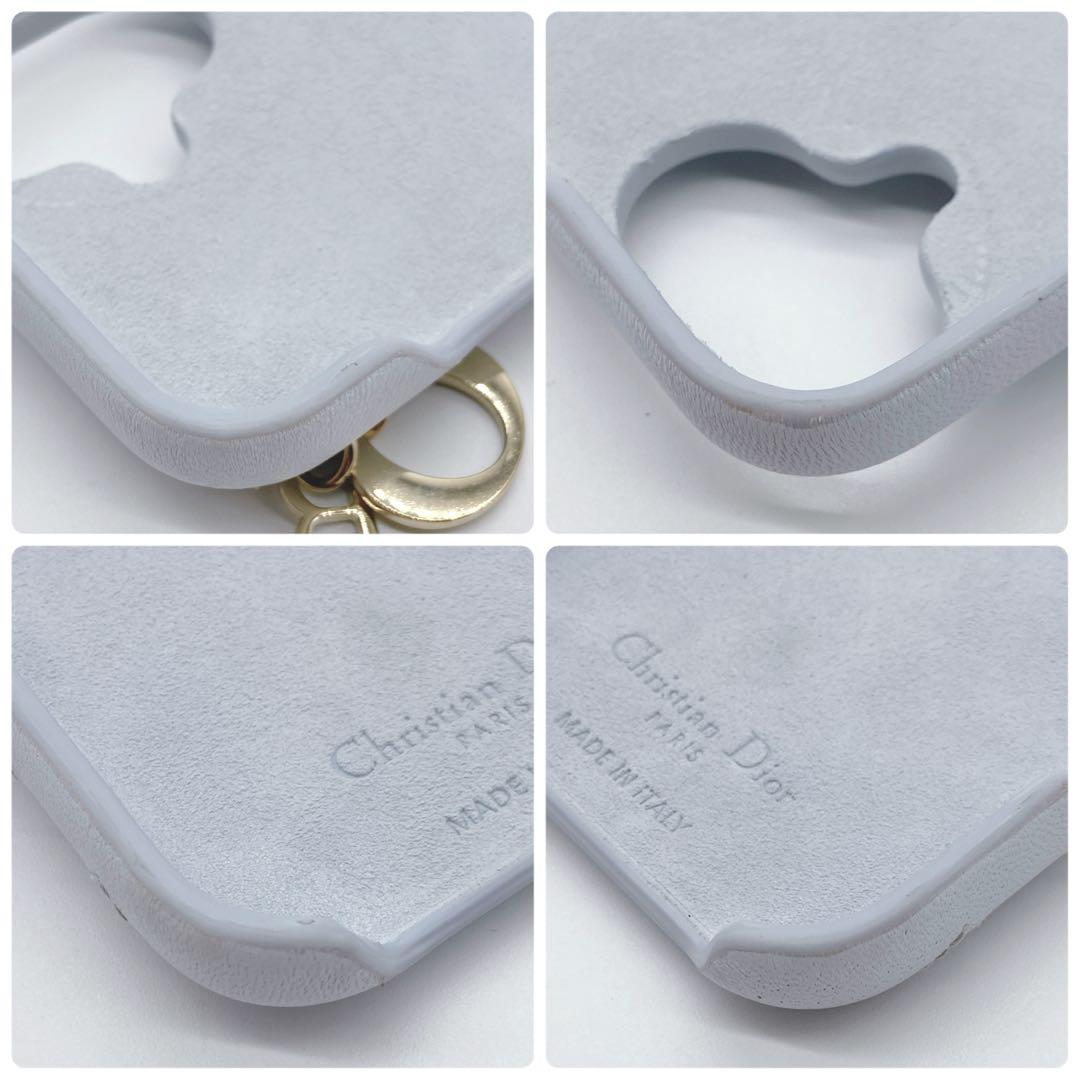 極美品✨Christian Dior カナージュ　iPhone16 ブルー