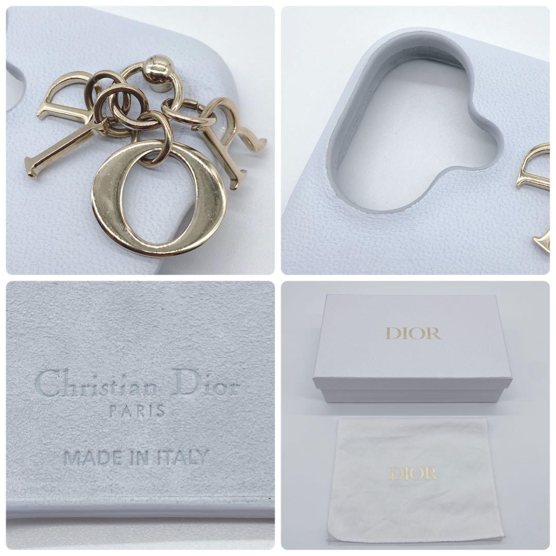 極美品✨Christian Dior カナージュ　iPhone16 ブルー