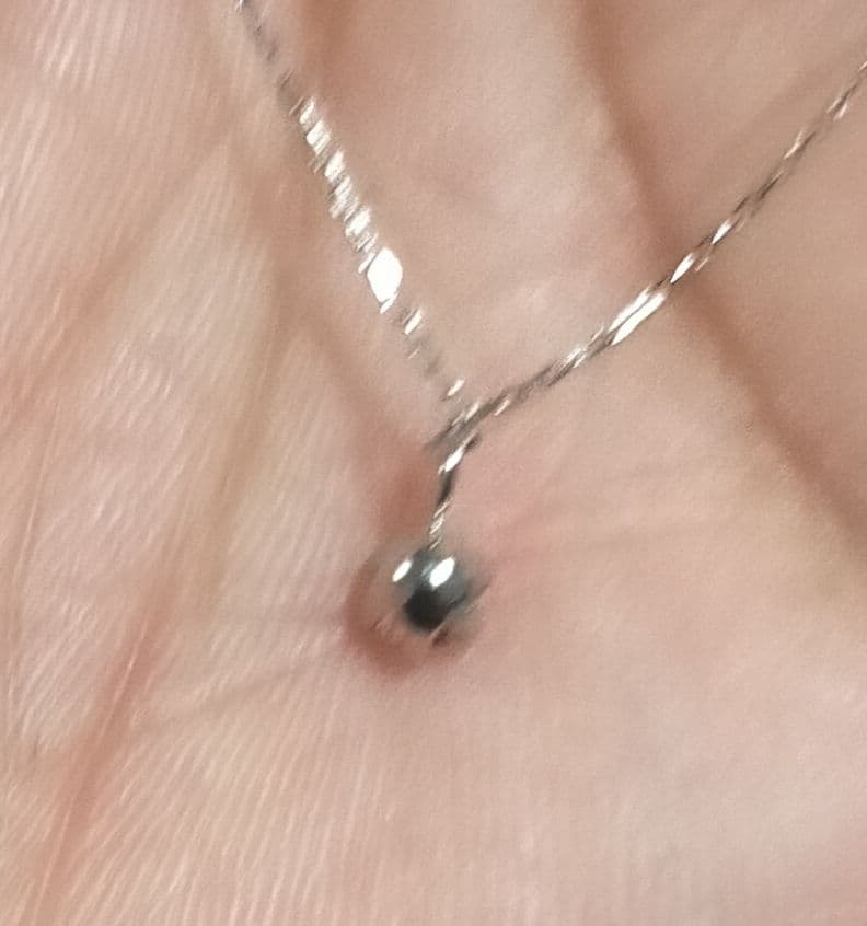 K10WG ペンダントネックレス