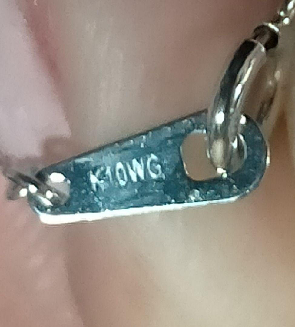 K10WG ペンダントネックレス