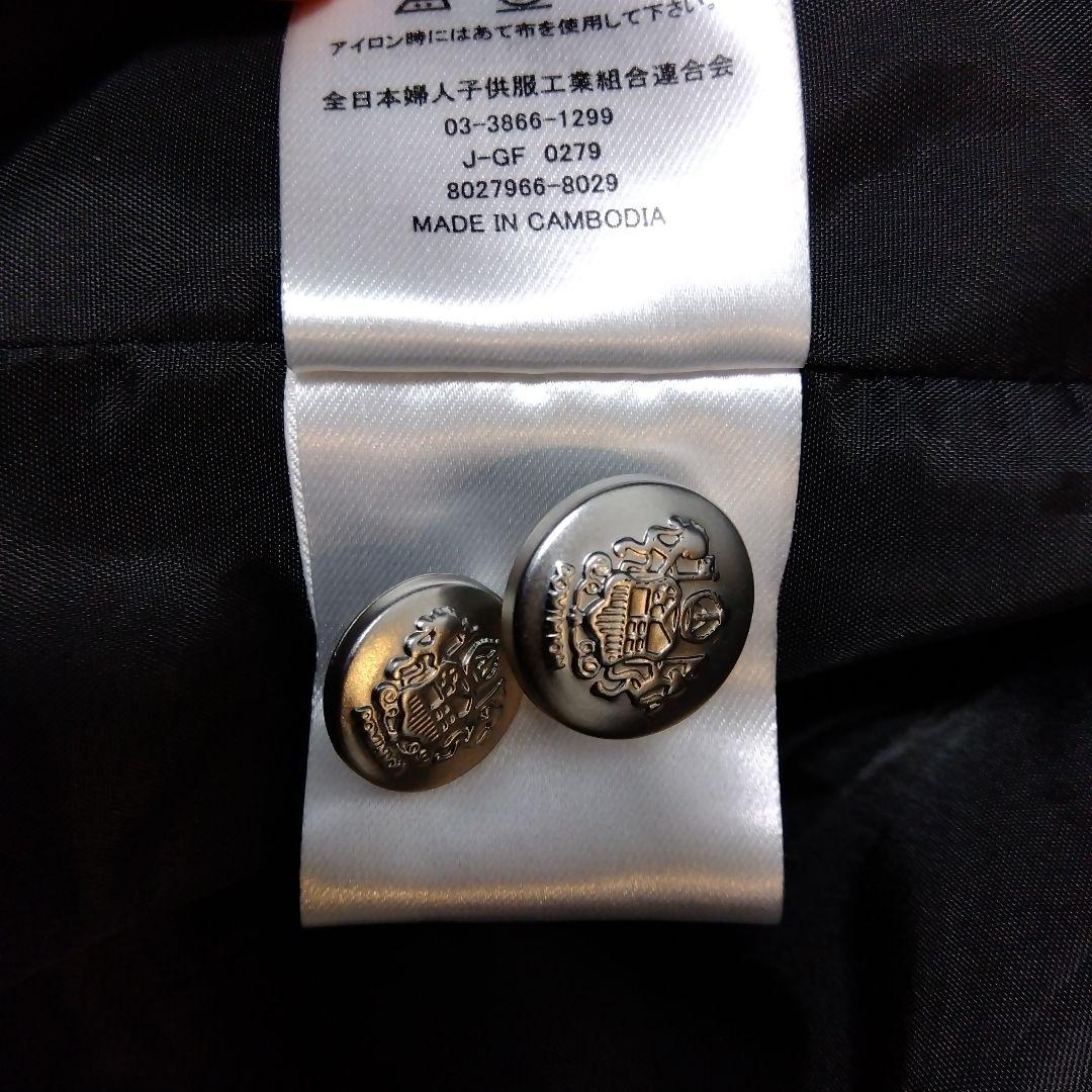 ネイビー チェック柄 スーツ ベスト付き 120