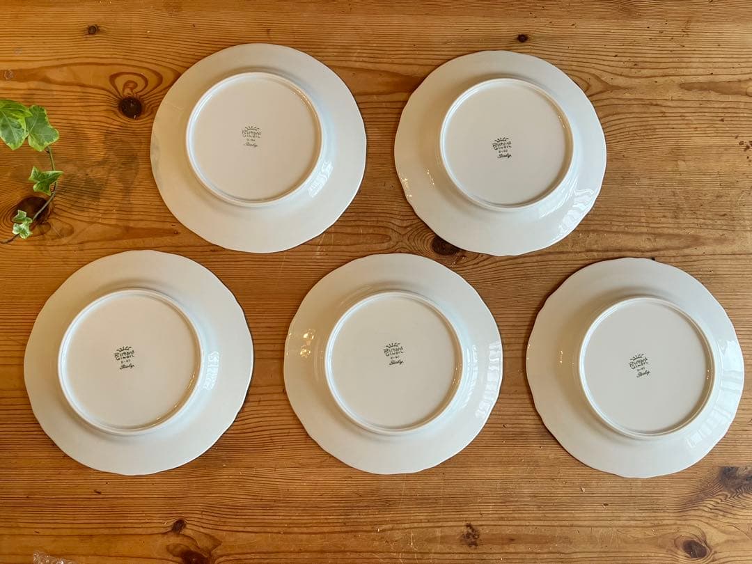 ジノリ　アンティコロイヤルブルー　19デザートプレート×5