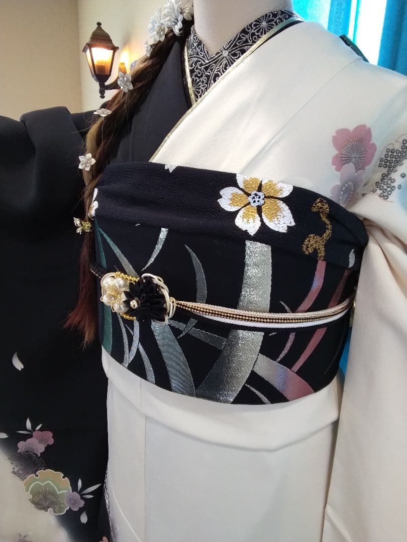 振袖フルセット、正絹振袖、半襟重ね衿、帯揚げ帯締め、西陣袋帯、襦袢、ガード加工