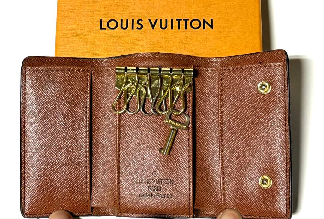 美品☆LOUIS VUITTON ☆ダミエ6連キーケース&保管ケース