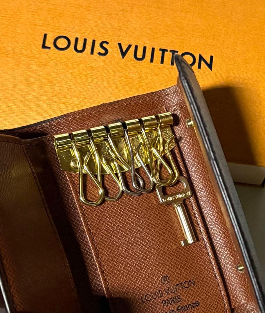 美品☆LOUIS VUITTON ☆ダミエ6連キーケース&保管ケース