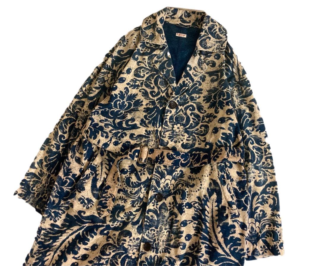 KAPITAL キャピタル ダマスク柄 コート