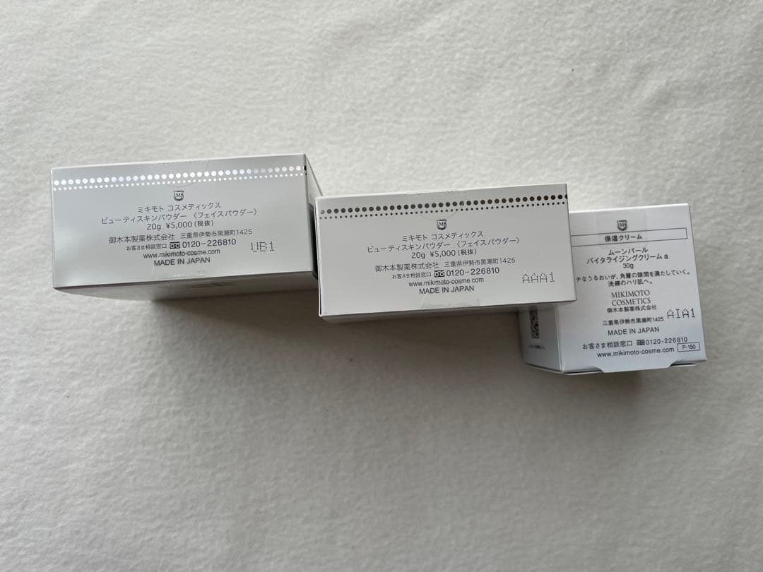 ミキモトコスメティックス パウダー、クリーム