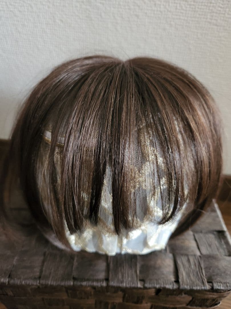 ふみちゃんです。KAZUE カズエ前髪付き分け目ウィッグ