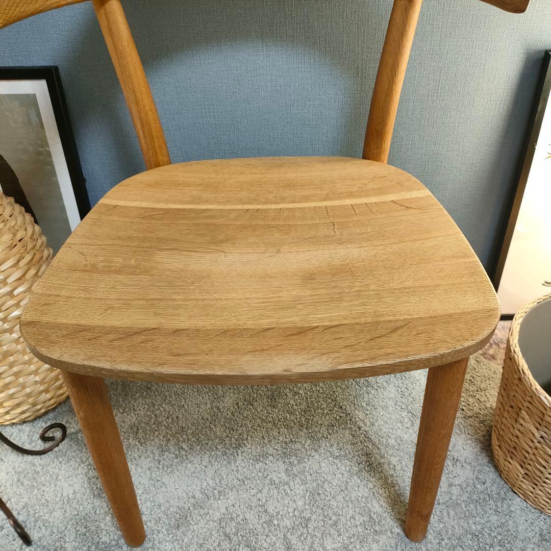 【コリィ】無印良品 オーク無垢材チェア オイル仕上げ 北欧ナチュラル