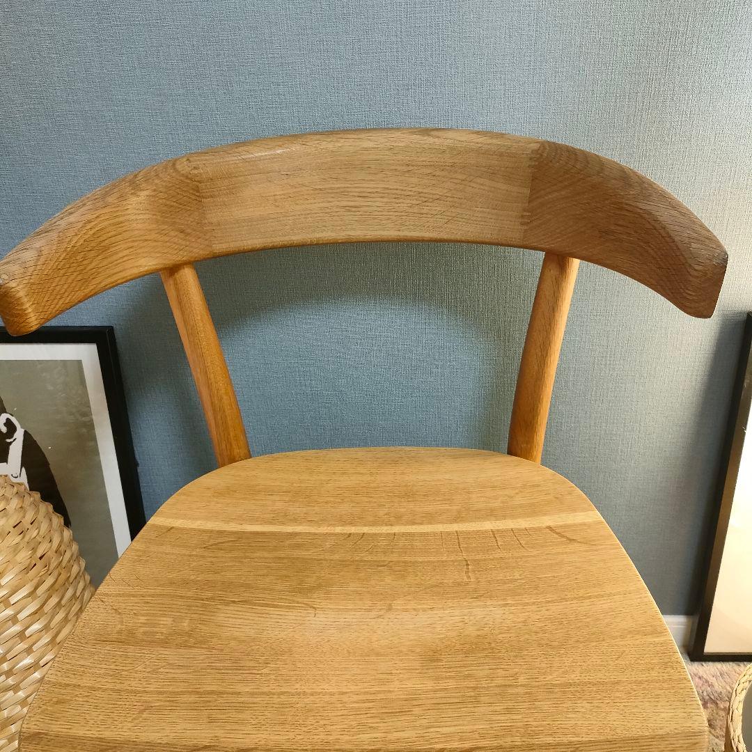 【コリィ】無印良品 オーク無垢材チェア オイル仕上げ 北欧ナチュラル
