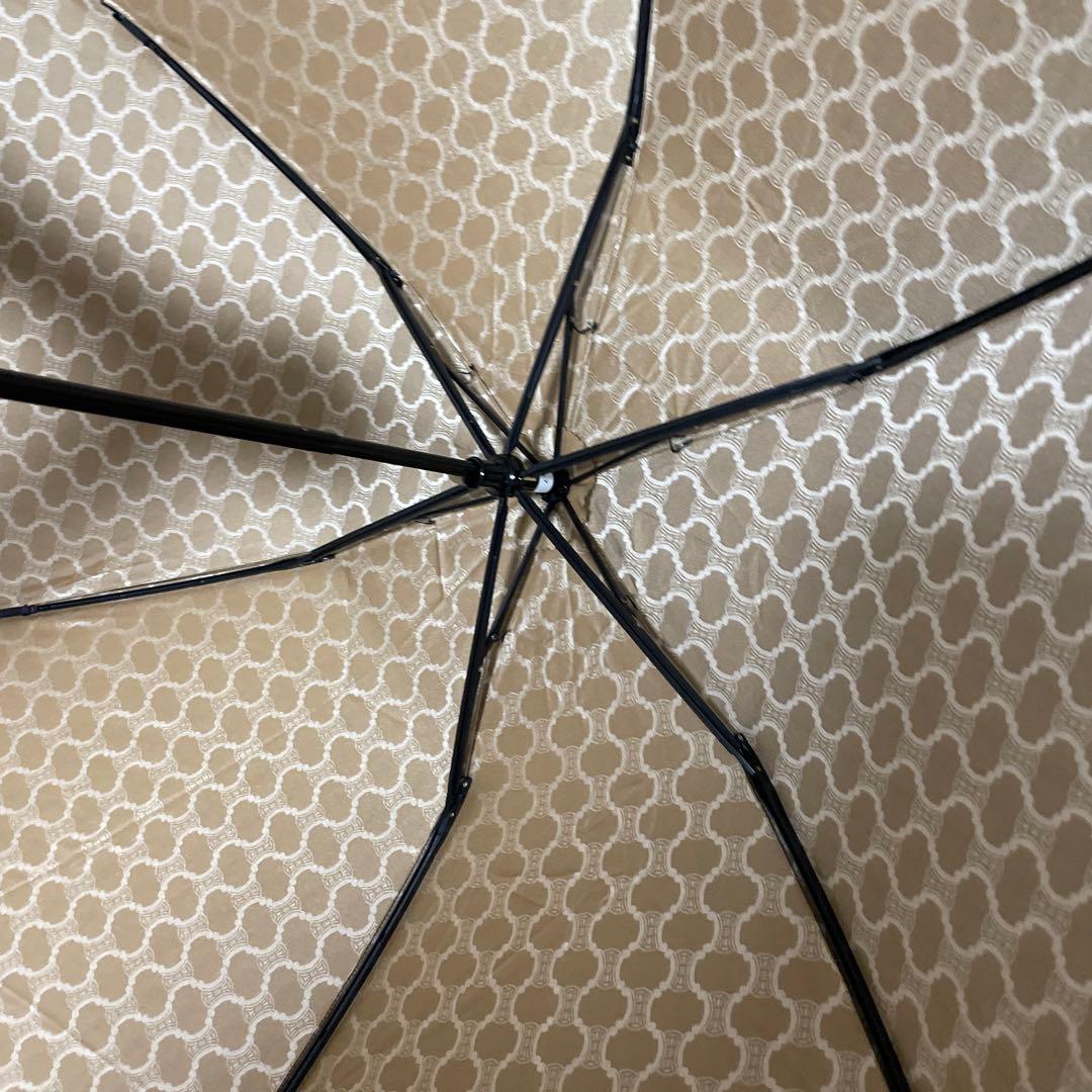 新品未使用品　CELINE トリオンフ柄　マカダム柄　折り畳み傘