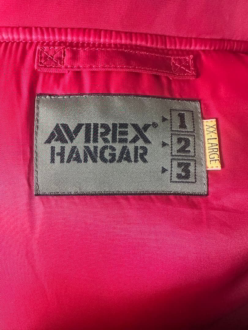 【年末値下げ❗️】アヴィレックス トップガンフライトジャケット 2XL 赤