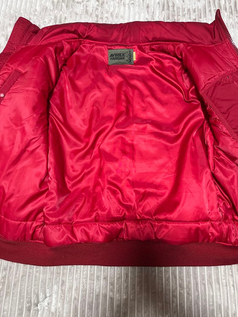 【年末値下げ❗️】アヴィレックス トップガンフライトジャケット 2XL 赤