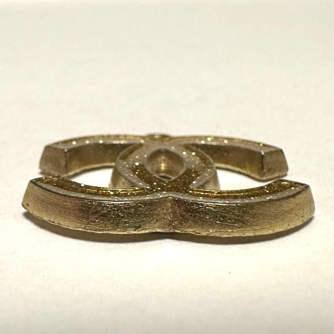 シャネル　CHANEL　ペントップ　チャーム　ココマーク　ラメ　ゴールド　美品