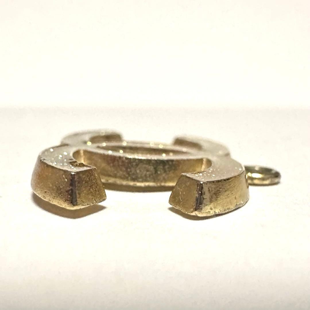 シャネル　CHANEL　ペントップ　チャーム　ココマーク　ラメ　ゴールド　美品