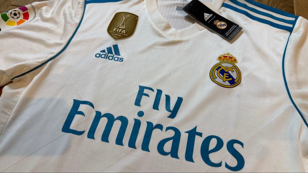 ★17/18 レアル・マドリード ホーム ユニフォーム 半袖 オーセンティック★
