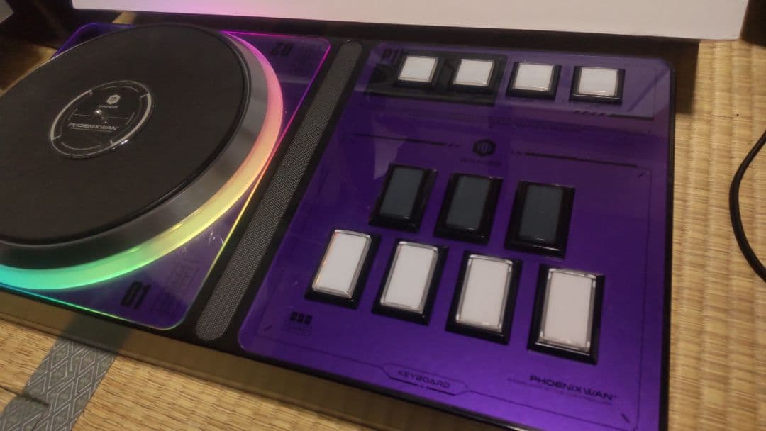 ビートマニア DAO PHOENIXWAN LMT 三和ボタン 静音化 パープル