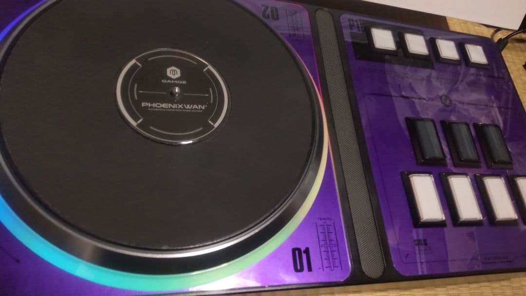 ビートマニア DAO PHOENIXWAN LMT 三和ボタン 静音化 パープル